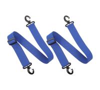 TOPBATHY 2 Pièces Chaussures de Ski Bleue, Laisse Professionnelle Sangle | Nylon Tissé Résistant, Transport Facile en Poche ou Paquet, Fixation pour Chaussures de Ski et Snowboard
