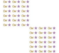 TOPBATHY 2 Pièces confettis 1 an Joyeux 1er Anniversaire confettis Gadgets pour bébé Wedding Decorations babyshoower Craft décorations de confettis Un confettis de Table éclair saupoudrer