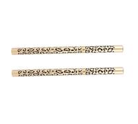 TOPBATHY 2 pièces Crayon à Sourcils Imperméable Double Embout avec Brosse Multifonction et Teinte Naturelle Stylo Maquillage avec Design Léopard Élégant Facile à Utiliser pour Sourcils