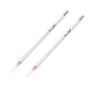 TOPBATHY 2 pièces Crayons Sourcils Étanches Blancs Crayon Maquillage Yeux Longue Tenue Facile à Appliquer Résistant à Eau Transpiration Outils Précis pour Dessiner les Sourcils Femme