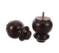 TOPBATHY 2 Pièces Cuisses De Lit Pattes De Meubles en Bois Pignes De Table en Bois Pieds du Mobilier Pies Para Muebles Patte-Ciel De Style Transitionnel Coffee