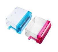 TOPBATHY 2 pièces Destructeur Manuel de Documents Portable pour Bureau à Domicile Broyeur de Papier Compact à Manivelle Outil de Coupe Fiable pour Papier