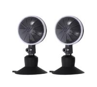 TOPBATHY 2 Pièces Diffuseur D’oxygène pour Aquarium, Plaque Plate Noire