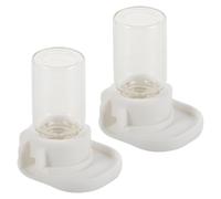 TOPBATHY 2 Pièces Distributeur Automatique de Fourmis en Plastique Blanc 3ml Observation Facile et Accès à L'eau Fraîche pour Colonies D'animaux de Compagnie et Ateliers D'élevage