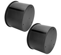 TOPBATHY 2 Pièces Distributeur de Bandes pour Nuque, Design Vertical | Port Dentelé Pratique, Format pour Rouleaux Standards, Nettoyage Facile, Stations de Salon et Fauteuils