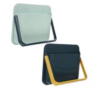 TOPBATHY 2 pièces Étagère à Chaussures Suspendue Multifonction Bleu Foncé et Support Robuste pour Rangement Organisé et Gain de Place Adaptée à Salle de Bain et Chambre