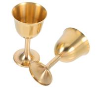 TOPBATHY 2 Pièces Gobelet Laiton Vintage Mini Coupe pour Offrandes et Décoration pour et Yoga Design Ergonomique et Artistique