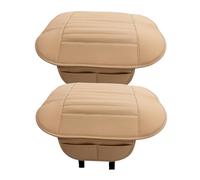 TOPBATHY 2 Pièces Housse de Siège Auto PU Imperméable Protecteur Confortable avec Antidérapant pour Voiture Protection Optimale Usure Rayures