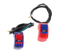 TOPBATHY 2 pièces Interrupteur Off pour Contrôleur de Lampe Urgence pour Éclairage de Phare et Feux Antibrouillard Installation Facile pour Véhicules Électriques et Tout