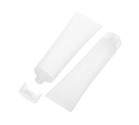 TOPBATHY 2 pièces Lot de Flacons de Voyage Rechargeables Tube PE Souple Transparent Étanches et Portables pour Lotion Cosmétiques et Produits de Toilette pour Déplacements et Usage