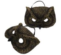 TOPBATHY 2 Pièces Masque de Hibou Confortable à Porter Design Unique et Réaliste en Mousse de Polyuréthane pour Adultes pour Fête et Halloween