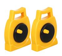 TOPBATHY 2 Pièces Mètre Ruban pour Garçon et Filles, Double Échelle | École et Aventure, Plastique Jaune, Lecture Simple, Adapté aux Jeunes Apprenants en Activité