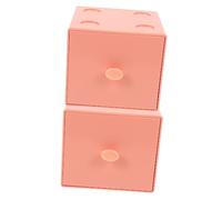 TOPBATHY 2 Pièces Organisateur de Couverts supplémentaire diviseurs Multi tiroirs de Rangement comodes Rangement conteneur de Stockage de Papeterie Petit tiroir Orange