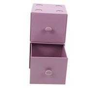 TOPBATHY 2 Pièces Organisateurs De Tiroirs Transparents Stockage D'organisateur De Lunettes De Soleil Cube Organisateur De Tiroir Transparent Stylo Outil Violet,Mauve