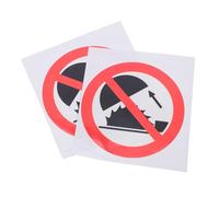 TOPBATHY 2 Pièces Pas De Tactile Ne Touchez Pas Les Autocollants D'avertissement Panneaux D'avertissement De Sécurité Alerte De Sécurité Autocollant De Danger L'animal De Compagnie