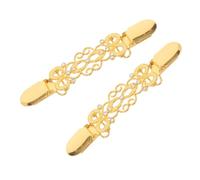 TOPBATHY 2 Pièces Pince Décorative en Alliage de Zinc Doré pour | Clip Solide, Ne Se Déforme Pas Facilement, Usage Mariage et Sorties Décontractées, pour Vêtements et Foulards