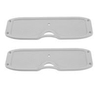 TOPBATHY 2 pièces Plaque de Support Moteur Plastique Renforcé pour Bateau Gonflable Kit Montage Rapide Stabilisation et Amélioration Performance Moteur Accessoire et Résistant Aux Rayures