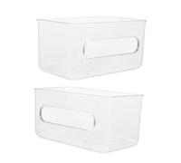 TOPBATHY 2 Pièces Rangement Pour Protections De Travail Et Masques Distributeur De Protections De Rangement Transparente Murale Bureau