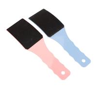 TOPBATHY 2 pièces Râpes Double Face pour Exfoliante Ergonomique avec Poignée Courbée Accessoires de Soins Anti-callosités pour Peaux Mortes Nettoyage Doux