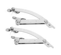 TOPBATHY 2 Pièces Support de Porte pour Armoire Électrique Charnières à Fermeture Douce avec Limiteur Intégré pour Angle Ouverture Contrôlé Installation Facile et Compatibilité pour Divers