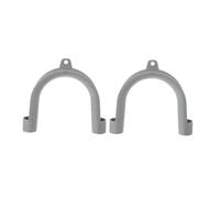 TOPBATHY 2 Pièces Support De Tuyau De Vidange De Machine à Laver Crochet u Pour Tuyau Évacuation Support De Décharge Lot