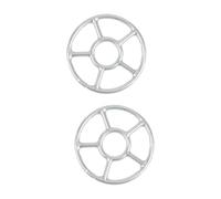 TOPBATHY 2 Pièces Support pour casserole de lait non rackable pour remplacement de l'anneau wok stainless steel inoxlm concentré de café cafetière support de cuisinière à gaz bague plaque