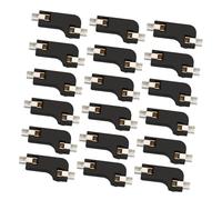 TOPBATHY 20 Pcs Prise Sip pour Clavier Mécanique Noir en Abs Double Pince, Support Professionnel à Chaud pour Échange Rapide de Commutateurs Clavier