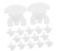 TOPBATHY 20 pièces Bouchons de Rail pour Rideaux Plastique Accessoires de Glisseurs pour Rails de Rideaux Installation Facile pour Coulissage Silencieux et Protection des Tissus