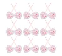 TOPBATHY 20 Pièces Carte de Vœux de Cœur, Étiquettes Blanches en Papier | Suspendre Portable, Marquage de Présents, Notes DIY Créatives, Mariage et Fête des Mères