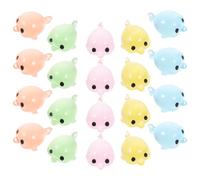 TOPBATHY 20 Pièces Décoration Figurine de Poisson en Résine | Objet de Bureau, Effet Décoratif Soigné, Style Lumineux et Délicat, Petite Pièce pour Aquarium Couleur Aléatoire