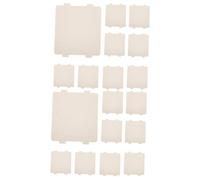 TOPBATHY 20 Pièces Flocons de mica micro-ondes accessoires de caravane accessoires de four plaque micro ondes couvercle micro ondes plaque de mica couvercle pour micro-ondes four micro