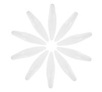 TOPBATHY 20 Pièces Foam Flower Cores Oval Shaped Fondant Floral Holders for DIY Clay Crafting Accessories Versatile Foam Blocks for Sugar Flower Forming and Decorative Projects