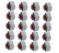 TOPBATHY 20 Pièces Interrupteur Souris Silencieux Compact Micro Switch Vertical Broches Pack De Boutons Pression Silencieux pour Bureau Et Gaming Haute Performance Et Installation Facile