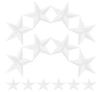 TOPBATHY 20 pièces Patchs Décoratifs Étoile à Cinq Branches pour Vêtements et Chapeaux Accessoire Textile Facile à Repasser pour Manteaux et Pantalons