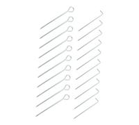 TOPBATHY 20 pièces Piquets de Tente Robustes Fer Lot pour Camping Piquet Tente Sol Dur Antirouille Fixation pour Adapté pour Vent et Tempête