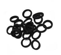TOPBATHY 200 pièces Rubber Bands High Elastic Ponytail Holder Hair Ties For Adults And Stretchy Non-metal Elastic Bands For Ponytails Braids And Hairdos