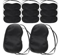 TOPBATHY 24 Pièces Masque Yeux Sommeil Léger et Confortable Cache-yeux Souple et Respirant Bloque Totalement la Lumière pour Voyage et Sieste Adapté Femmes et Hommes