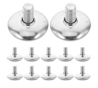 TOPBATHY 24 Pièces Pieds à Vis Pieds de Meubles à Vis M8 Fer et Plastique pour Tables et Meubles Stabilité Renforcée pour Maisons et Bureaux