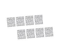TOPBATHY 24pièces Autocollants Autoadhésifs Lettres Et Chiffres Vinyle Pour Boîte Aux Lettres Porte Fenêtre Décorations Personnalisables Et Résistants à Eau Pour Intérieur Et