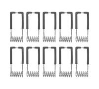 TOPBATHY 25 Pièces Fixation à Ressort pour Spot LED et Panneau Lumineux, Compatibilité, Assemblage Rapide, Matériau Plastique et Acier Inoxydable, Installation Facile pour Projets
