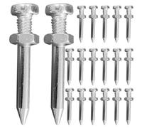 TOPBATHY 26 Pièces Aerateur De Pelouse Outil Pointes Aeration Sol Clous Aeration Chaussures Piquets Profonde