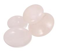 TOPBATHY 2pcs Outil de Massage du Visage en Cristal de Poudre Rose, Planche à Gratter Forme Champignon pour Relaxation des Articulations et Massage des Épaules