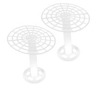 TOPBATHY 2pcs Poids de Fermentation en Plastique Blanc, Design Compact et Léger, Plaques de Fixation à Grille pour Piments et Pâte de Piment, pour Cuisines à Domicile et Camping