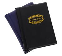 TOPBATHY 2pièces Album De Collection De Lot Rangement à Pochettes pour Collectionneurs Et Organisateur Monnaie