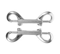 TOPBATHY 2pièces Alliage De Zinc à Double Extrémité Boucle à Crochet Métallique Pour Laisse Seau Porte-clés Utilisation Intérieure Et Extérieure