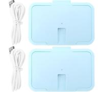 TOPBATHY 2pièces Lot De Chauffe-lingettes Pour Portable Et Facile à Utiliser Maintient Les Lingettes Humides Température