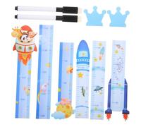 TOPBATHY 2pièces Règle De Croissance Murale Pour Garçon Fille Lot De Toises Avec Motifs Animaux Mesure Précise Autocollant Décoratif Pour Chambre Ou Salon