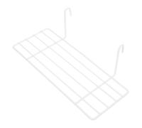 TOPBATHY 2pièces Support De Rangement Murale pour Étagères De Grille Panier De Stockage Blanc pour Photos Et Accessoires