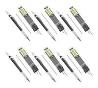 TOPBATHY 3 ensembles Set de Porte-mines Mécaniques Plastique pour Étudiants Recharge Incluse Kit Papeterie Créative pour Dessin et Écriture Scolaire