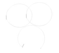 TOPBATHY 3 Pièces Anneau de Serrage pour Joint de Porte de Machine à Installation Rapide Compatible avec Majorité des Modèles de Linge à Chargement Frontal Inoxydable Durable